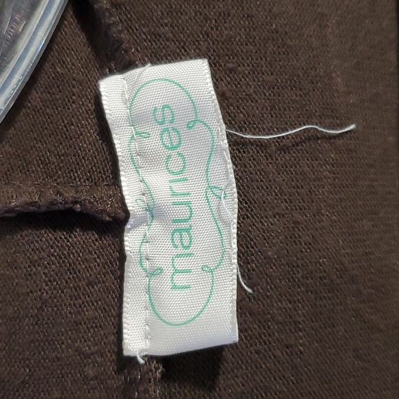 Matrices Women's Large Brown Batwing Cardigan - Picture 3 of 4